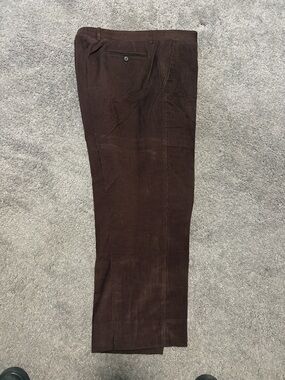 Saks Fifth Avenue Dark Brown Corduroy Men’s Trousers